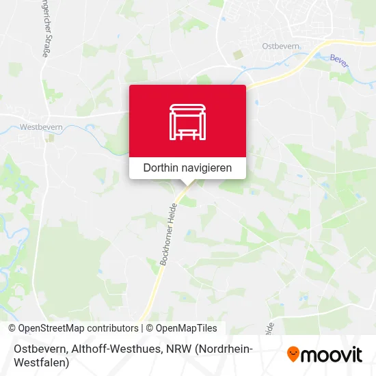 Ostbevern, Althoff-Westhues Karte