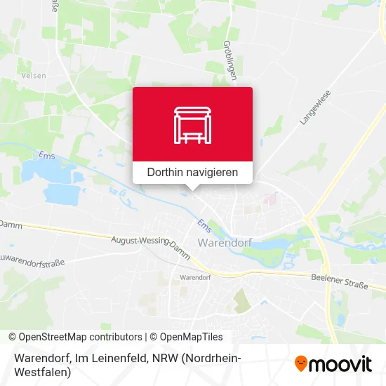 Warendorf, Im Leinenfeld Karte