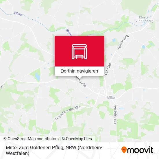 Milte, Zum Goldenen Pflug Karte