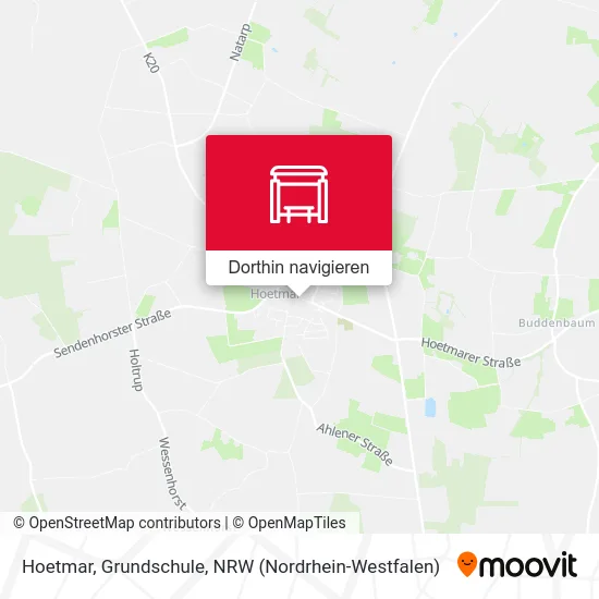 Hoetmar, Grundschule Karte