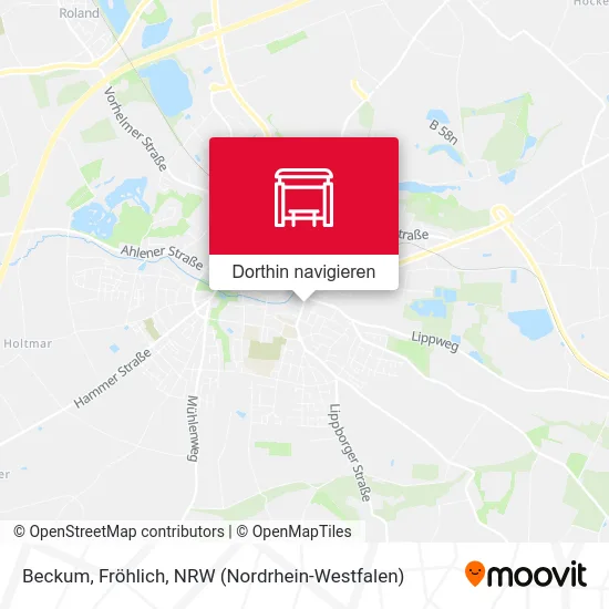 Beckum, Fröhlich Karte