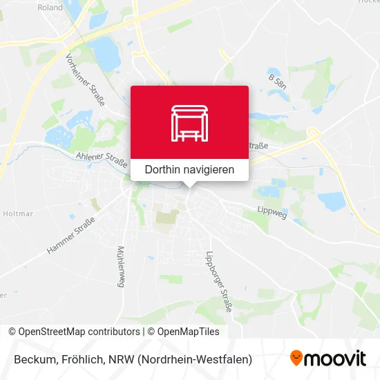 Beckum, Fröhlich Karte