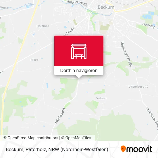 Beckum, Paterholz Karte