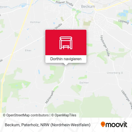 Beckum, Paterholz Karte