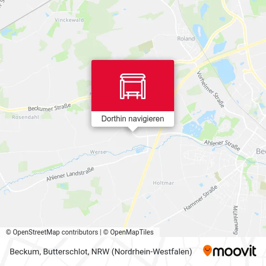 Beckum, Butterschlot Karte