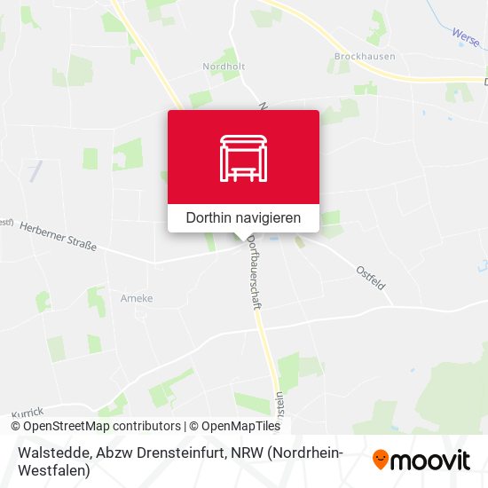 Walstedde, Abzw Drensteinfurt Karte