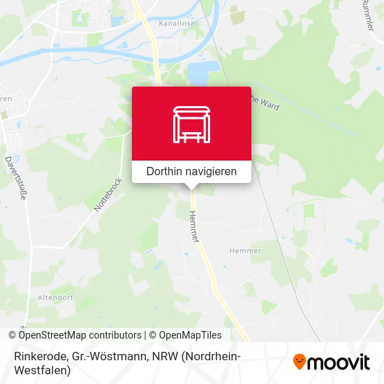 Rinkerode, Gr.-Wöstmann Karte