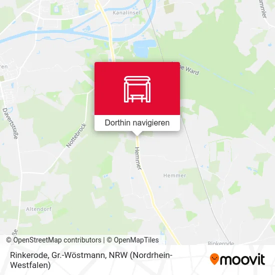 Rinkerode, Gr.-Wöstmann Karte