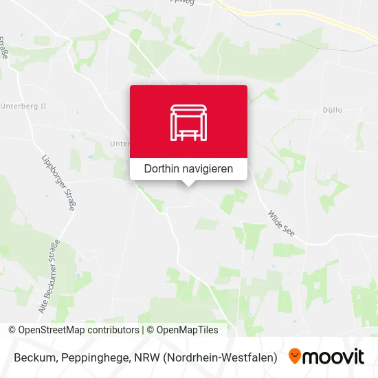 Beckum, Peppinghege Karte