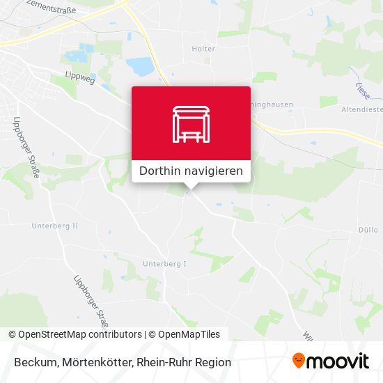Beckum, Mörtenkötter Karte