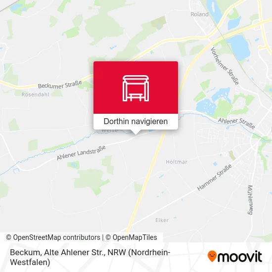 Beckum, Alte Ahlener Str. Karte