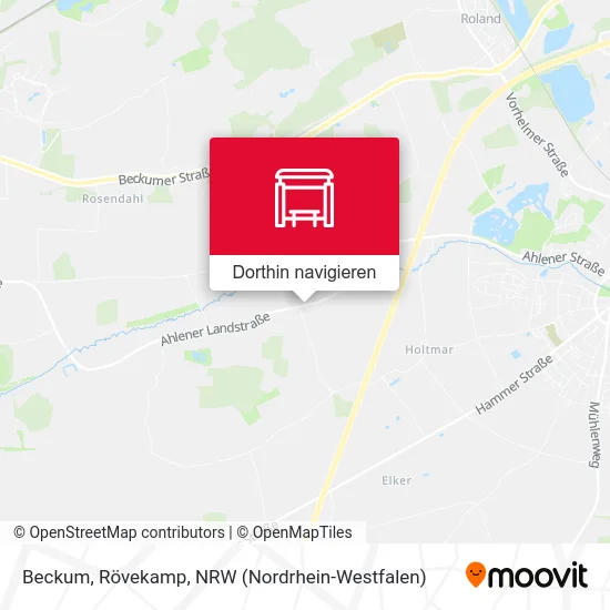 Beckum, Rövekamp Karte
