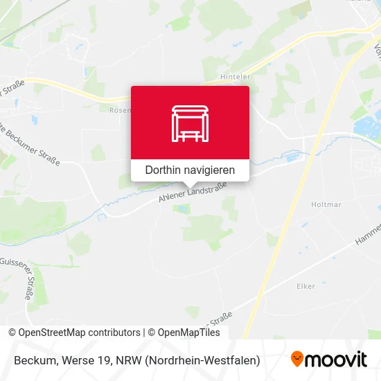 Beckum, Werse 19 Karte