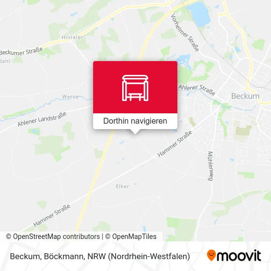 Beckum, Böckmann Karte