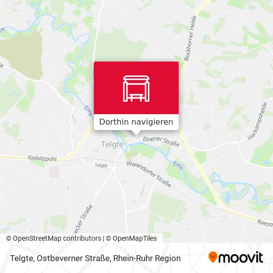 Telgte, Ostbeverner Straße Karte