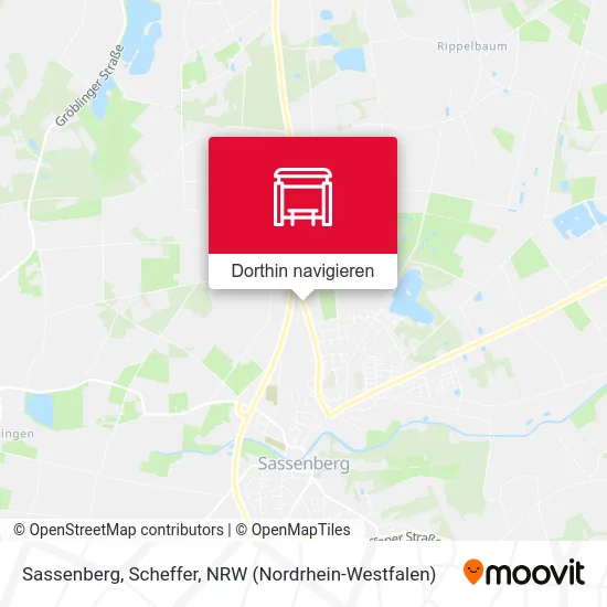 Sassenberg, Scheffer Karte