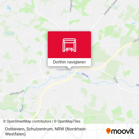 Ostbevern, Schulzentrum Karte