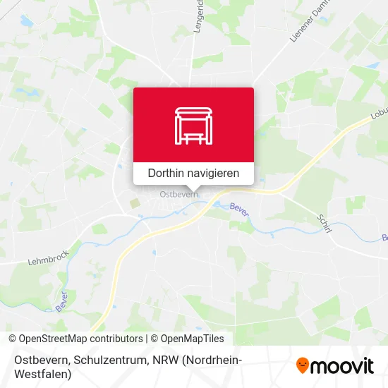 Ostbevern, Schulzentrum Karte