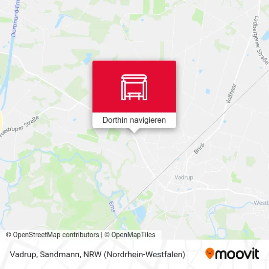 Vadrup, Sandmann Karte