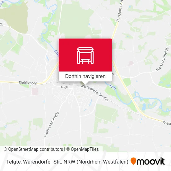 Telgte, Warendorfer Str. Karte