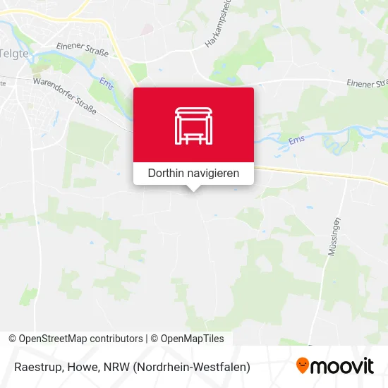 Raestrup, Howe Karte