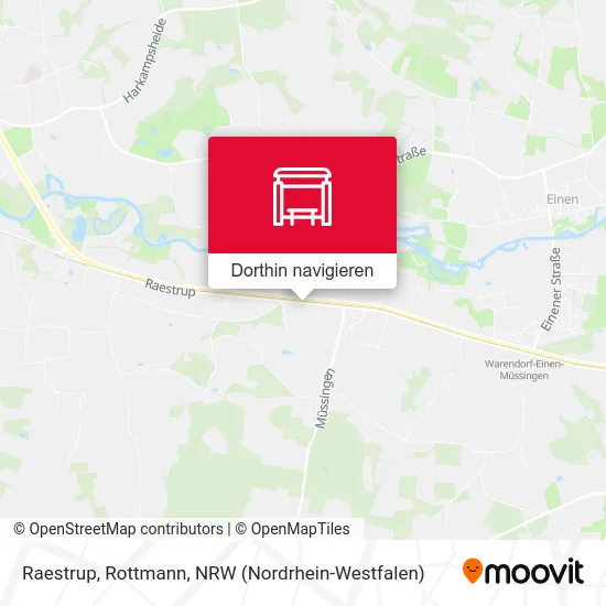 Raestrup, Rottmann Karte