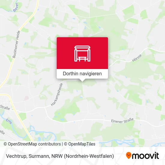 Vechtrup, Surmann Karte