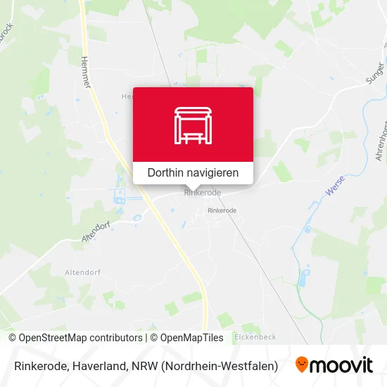 Rinkerode, Haverland Karte