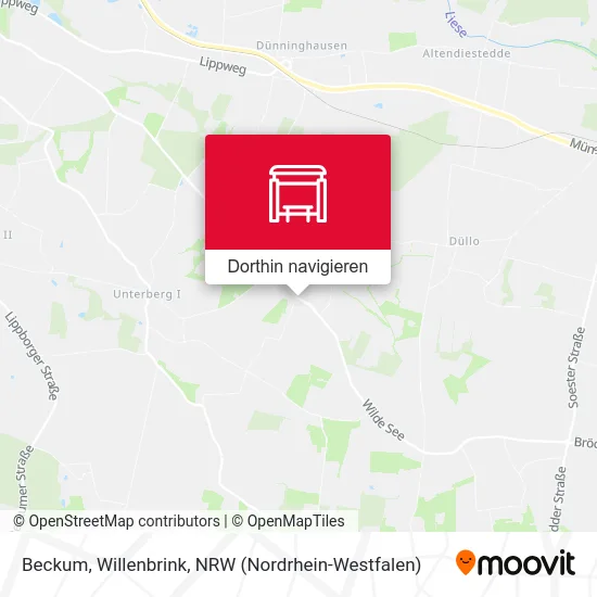 Beckum, Willenbrink Karte