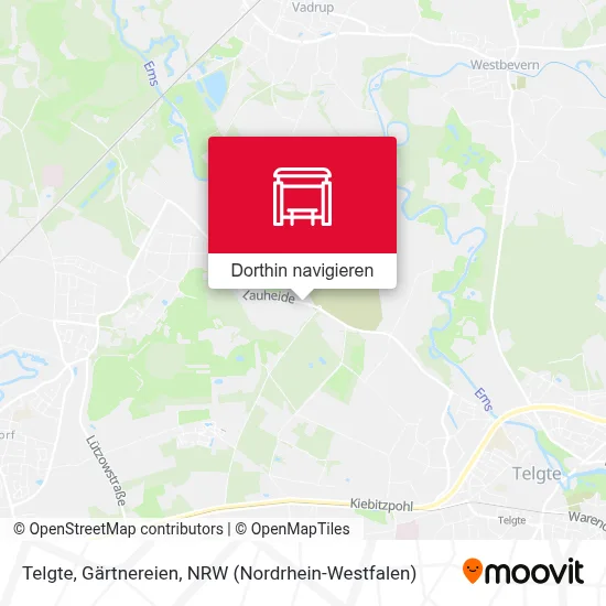 Telgte, Gärtnereien Karte