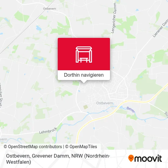 Ostbevern, Grevener Damm Karte