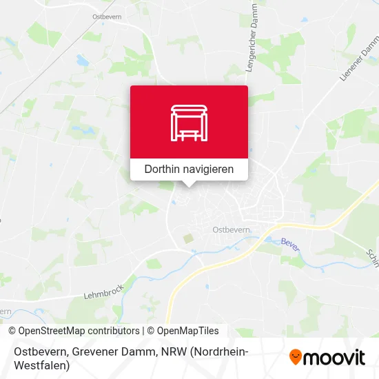Ostbevern, Grevener Damm Karte