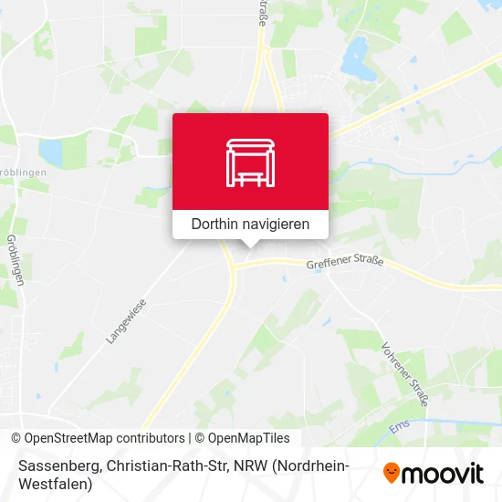 Sassenberg, Christian-Rath-Str Karte