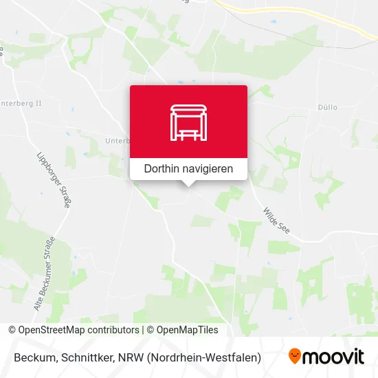 Beckum, Schnittker Karte