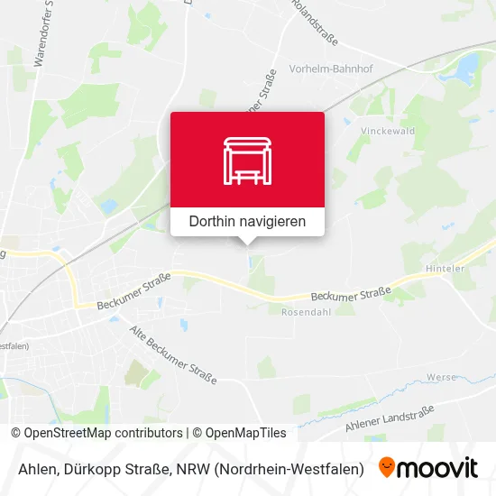 Ahlen, Dürkopp Straße Karte