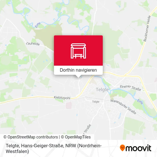 Telgte, Hans-Geiger-Straße Karte