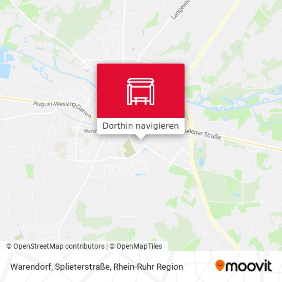Warendorf, Splieterstraße Karte