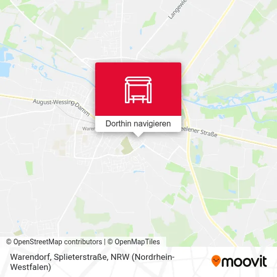 Warendorf, Splieterstraße Karte