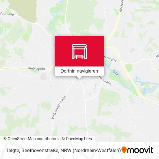 Telgte, Beethovenstraße Karte