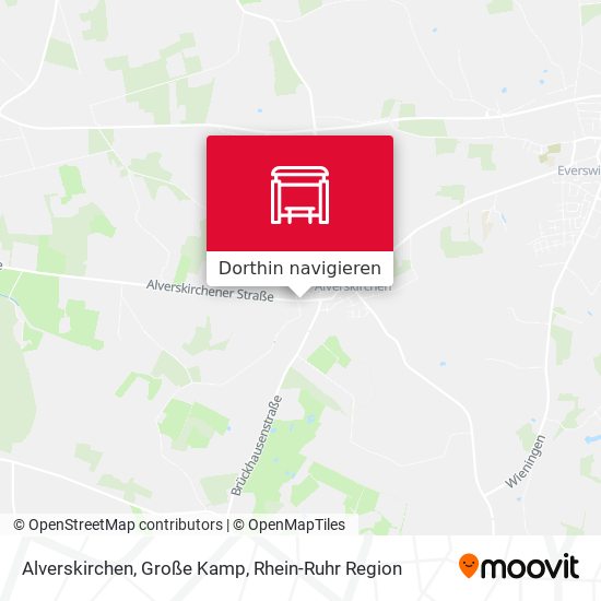 Alverskirchen, Große Kamp Karte