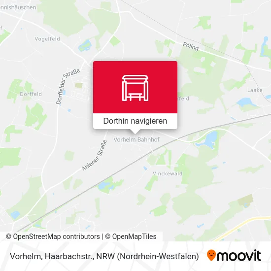 Vorhelm, Haarbachstr. Karte