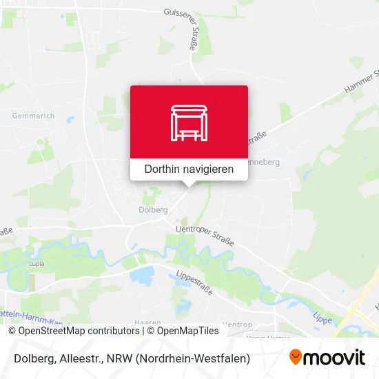 Dolberg, Alleestr. Karte