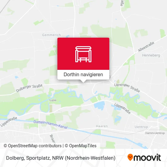 Dolberg, Sportplatz Karte