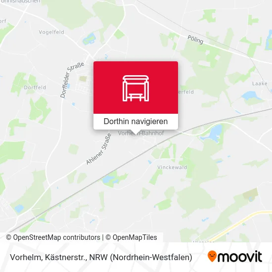 Vorhelm, Kästnerstr. Karte