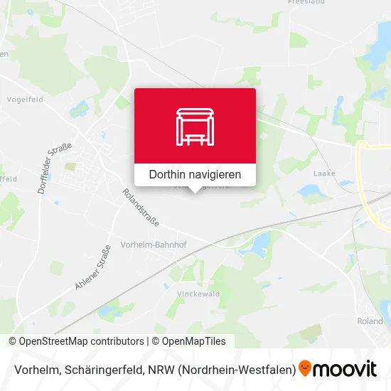 Vorhelm, Schäringerfeld Karte