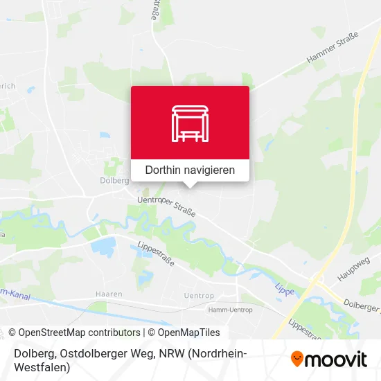 Dolberg, Ostdolberger Weg Karte