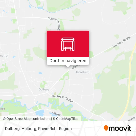 Dolberg, Halberg Karte