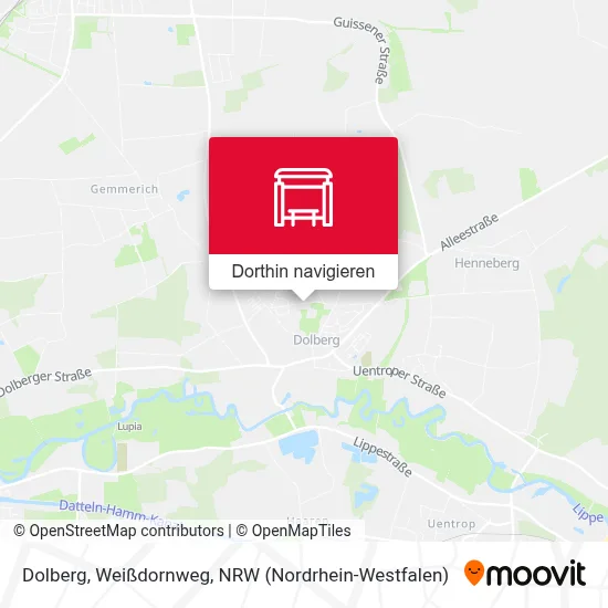 Dolberg, Weißdornweg Karte