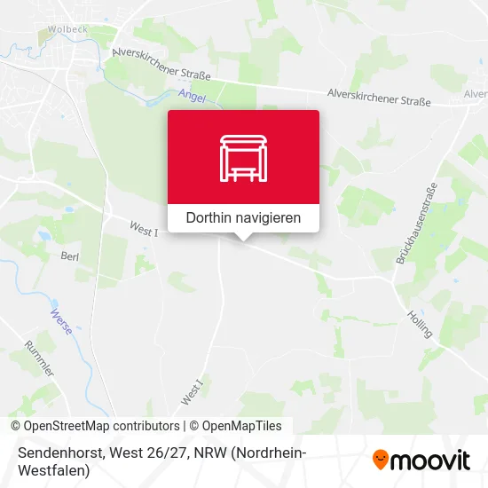 Sendenhorst, West 26/27 Karte