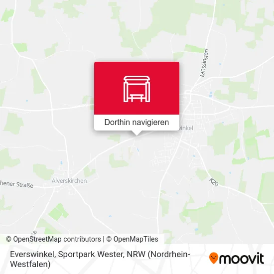 Everswinkel, Sportpark Wester Karte